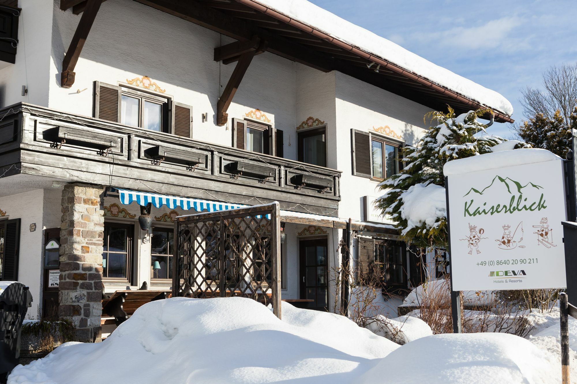 Deva Hotel Kaiserblick Reit im Winkl Exterior foto